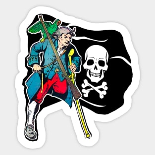 Pirate black flag Sticker